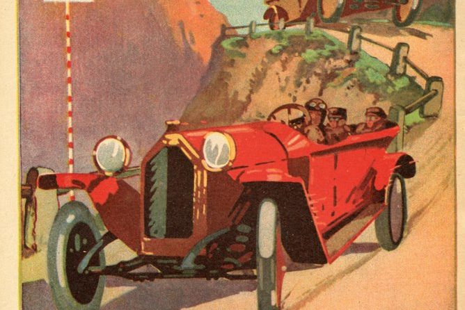 U AUTU OKO SVIJETA , autor: Stjepan Širola – stara hrvatska slikovnica