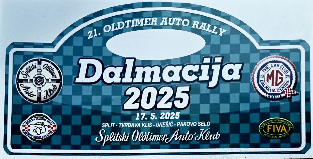 21. Oldtimer auto rally u organizaciji splitskog Oldtimer auto kluba